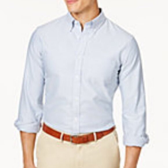 Brooks Brothers Regular Fit Non-Iron Light Blue Dress Shirt Men's Size 15 - Picture 1 of 6